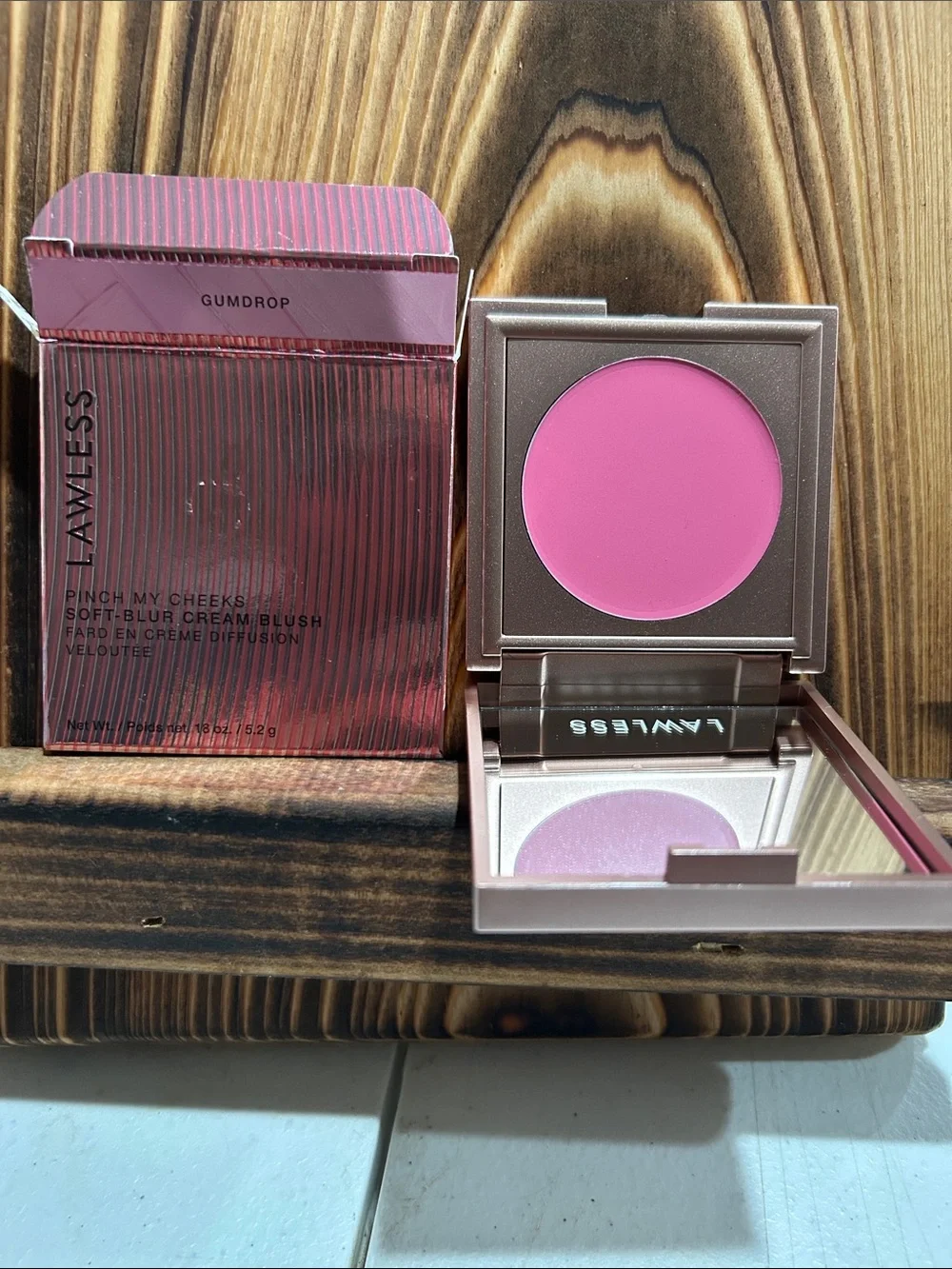 LAWLESS Gumdrop Cream Blush — Bright Pink